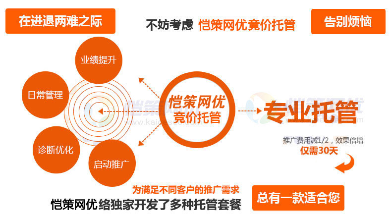 恺策网优专业竞价账户托管解决中小型企业竞价推广效果不佳问题 恺策网优专业竞价账户托管解决中小型企业竞价推广效果不佳问题